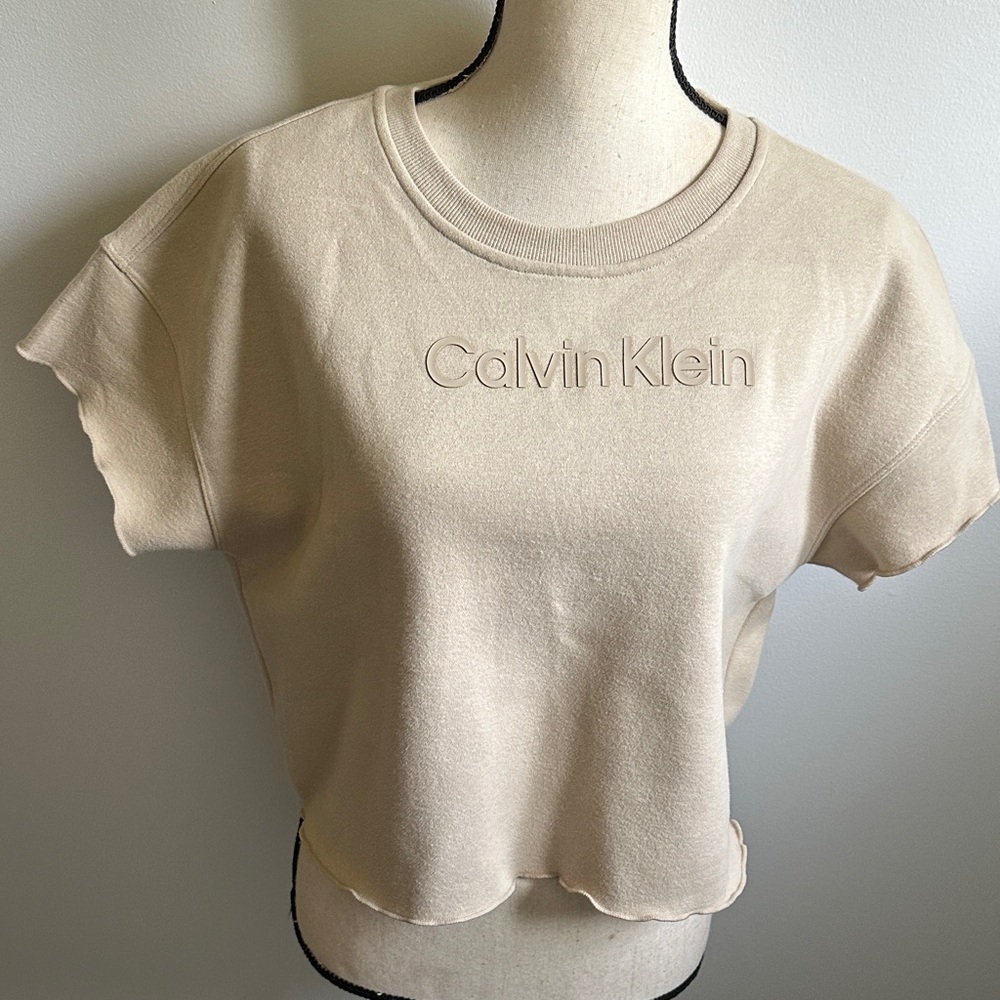 CKSCT Calvin Klein Sweatshirt Crop Top